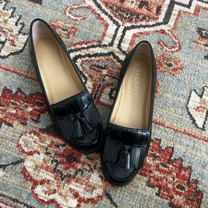 Talbots Leighton Kiltie Loafers Leather Fringe Women’s Size 7.5 NWOT